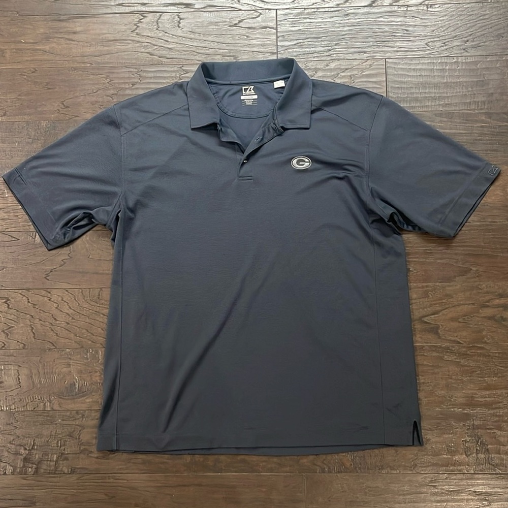 Cutter & Buck Green Bay Packers CB DryTec Polo Men’s XXXL 3XL Charcoal Gray